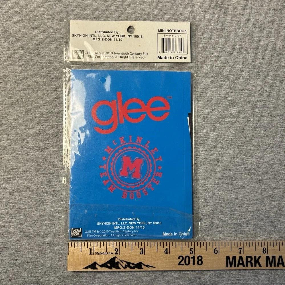 Glee TV Show Mini Notebook 2010 Lea Michele Cory Monteith New Sealed 7